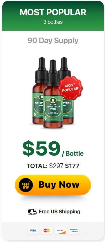 Buy dentitox pro 3 Bottle