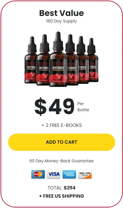 Buy Sugar Defender 6 Bottle