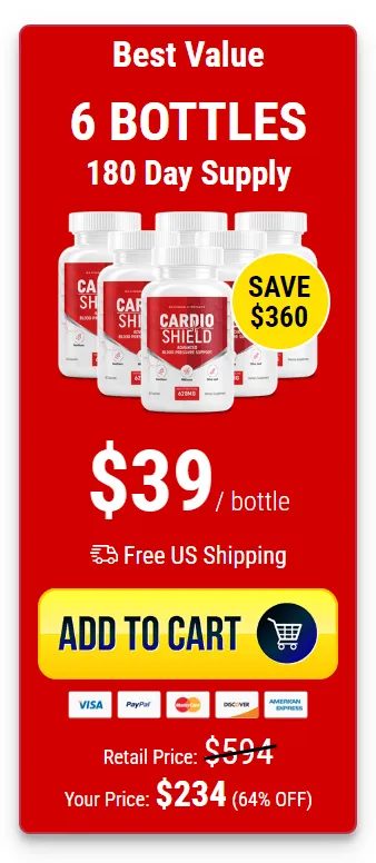 cardio shield Buy 6 bottle