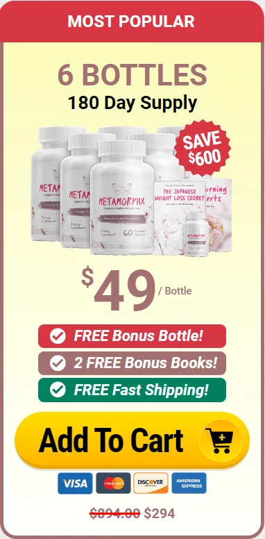 Metamorphx buy 6 bottle