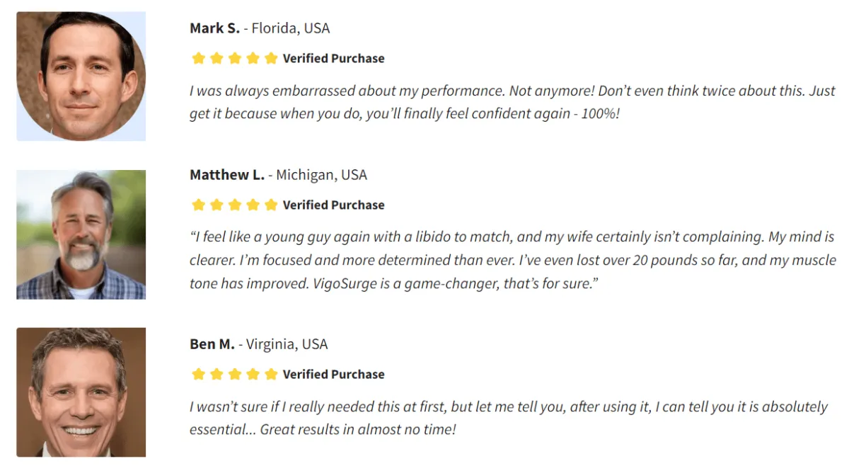 Vigosurge reviews