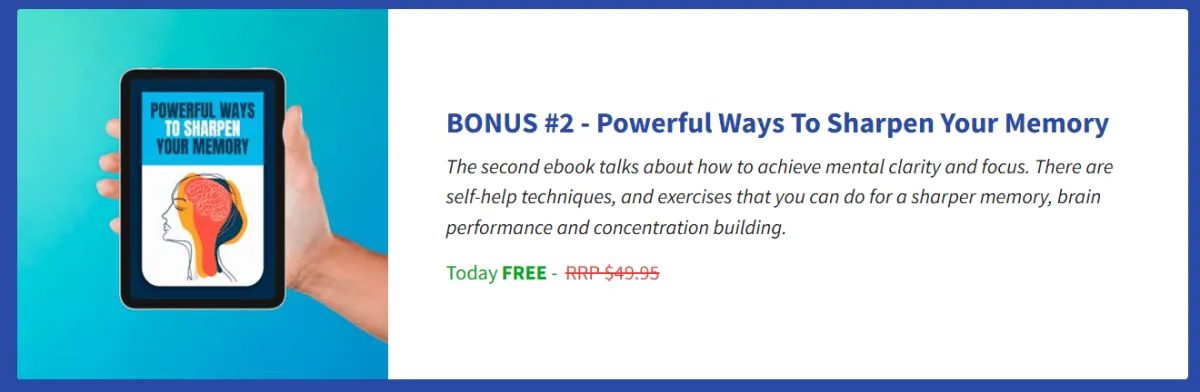Neuroquiet bonuses