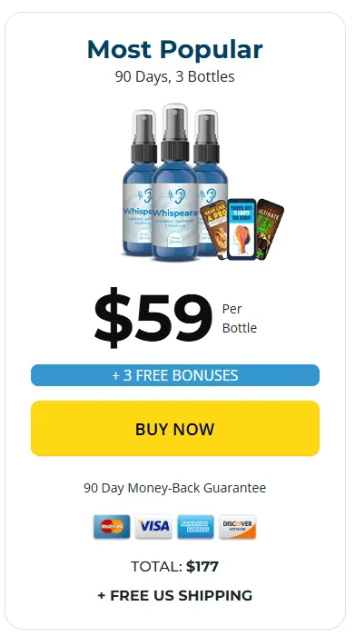 whispeara Buy 3 bottle