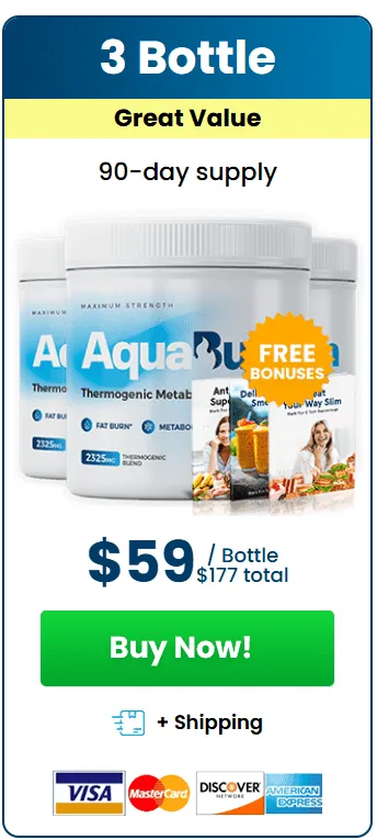 Buy Aquaburn 3 Bottle