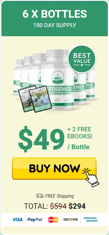 vertigenics Buy 6 bottle