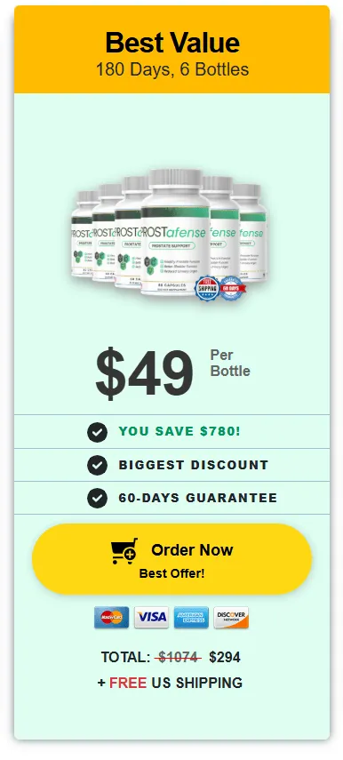 prostafense Buy 6 bottle