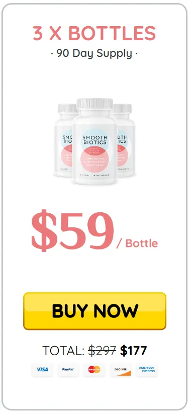 smoothbiotics Buy 3 bottle