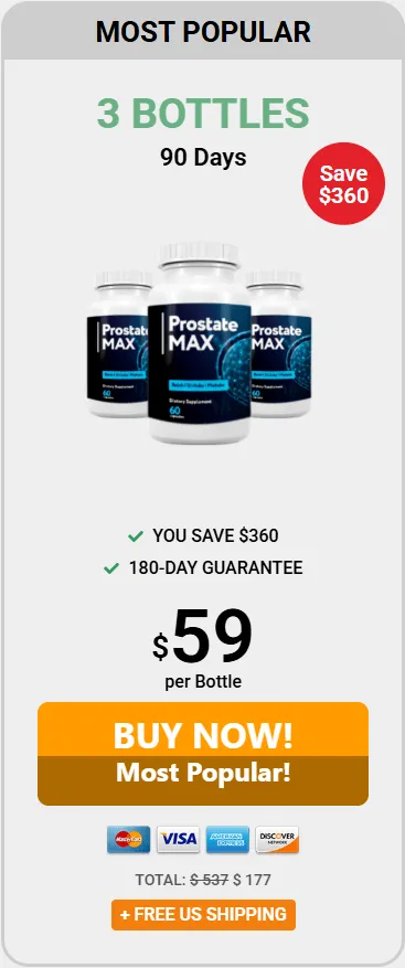 prostate max Buy 3 bottle