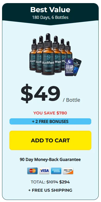 audifort Buy 6 bottle