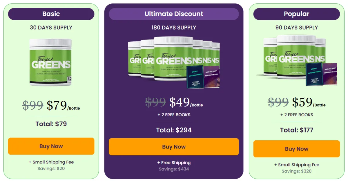 Tonic greens Buy