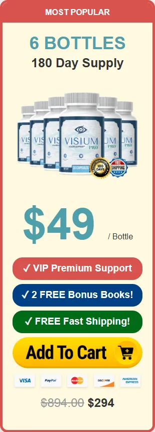 Visium pro buy 6 bottle