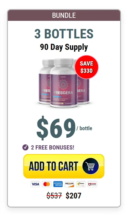 Presgera buy 3 bottle