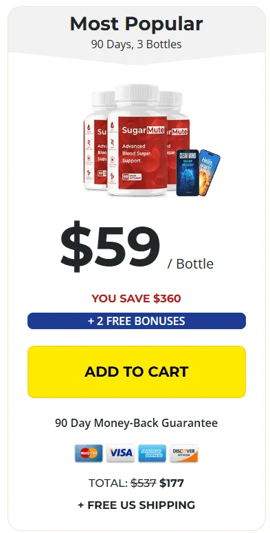 sugarmute Buy 3 bottle