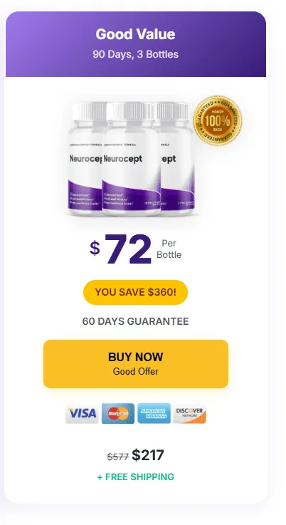 Neurocept Buy 3 bottle