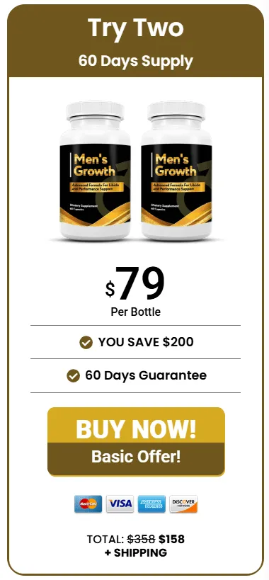 men's growth Buy 2 bottle