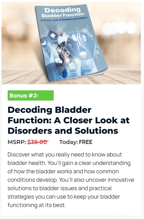 Bladder Shield bonuses