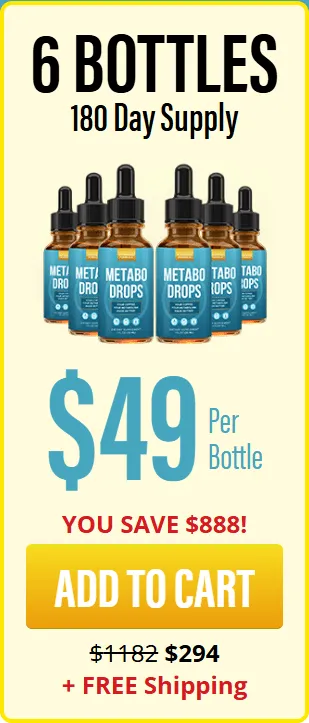 Metabo drops buy 6 bottle