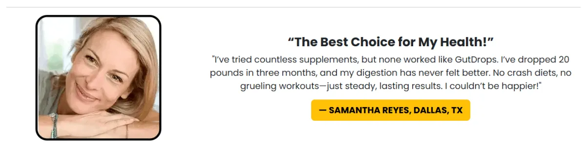 Gut drops review