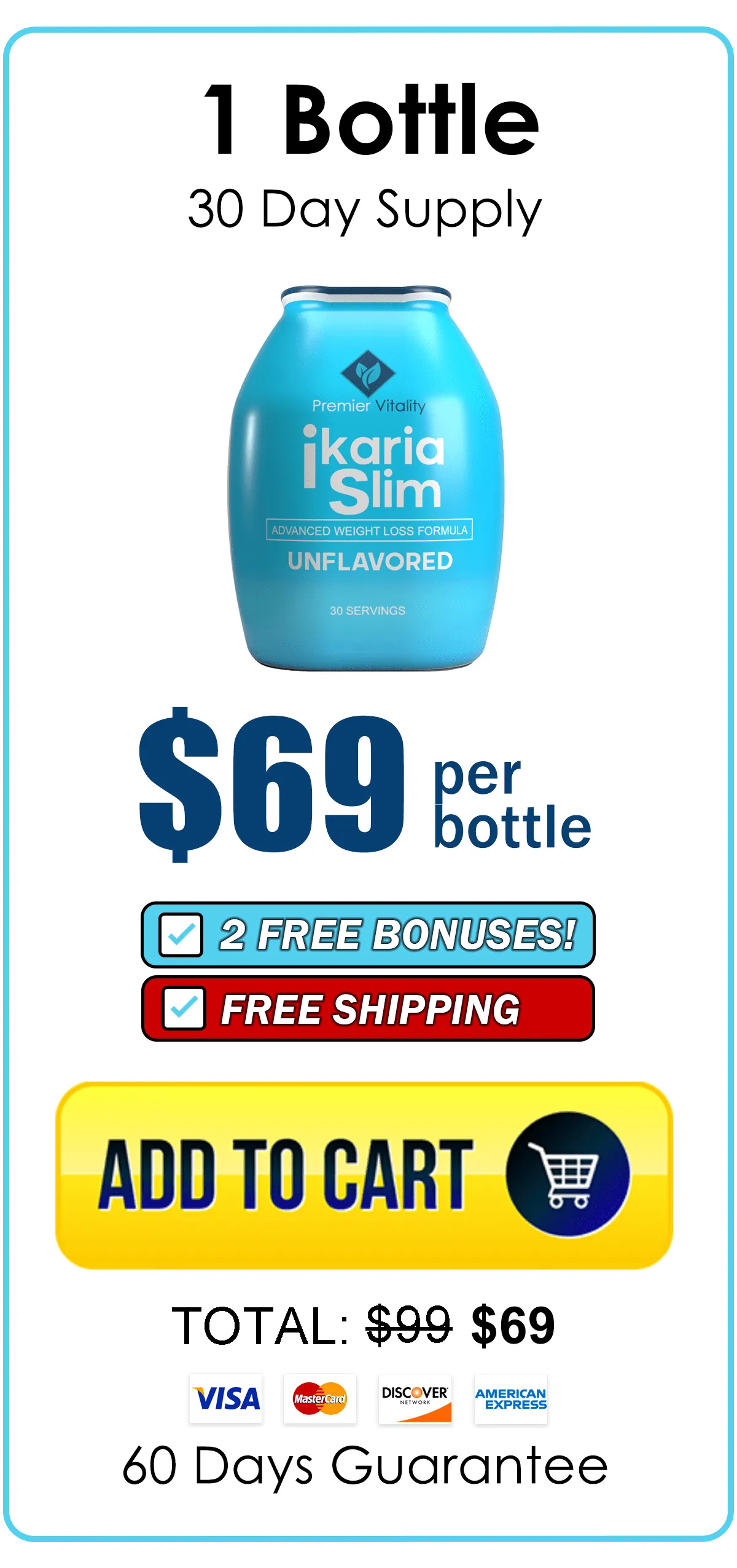 Ikaria Slim Buy 1 Bottle