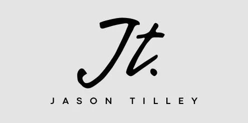 Logo with letters J and T at the top and the words Jason Tilley underneath