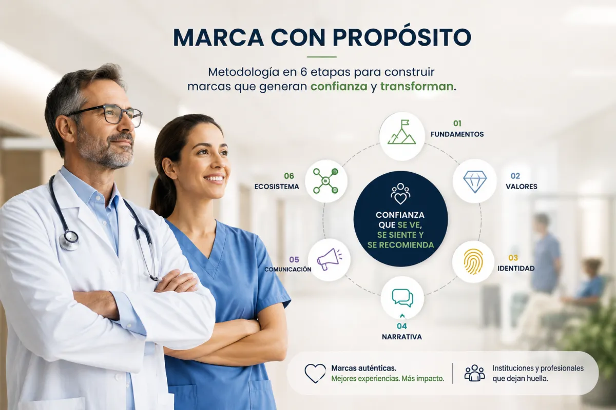 Marca con Propósito: La metodología en 6 etapas para construir marca personal y organizacional en instituciones de salud
