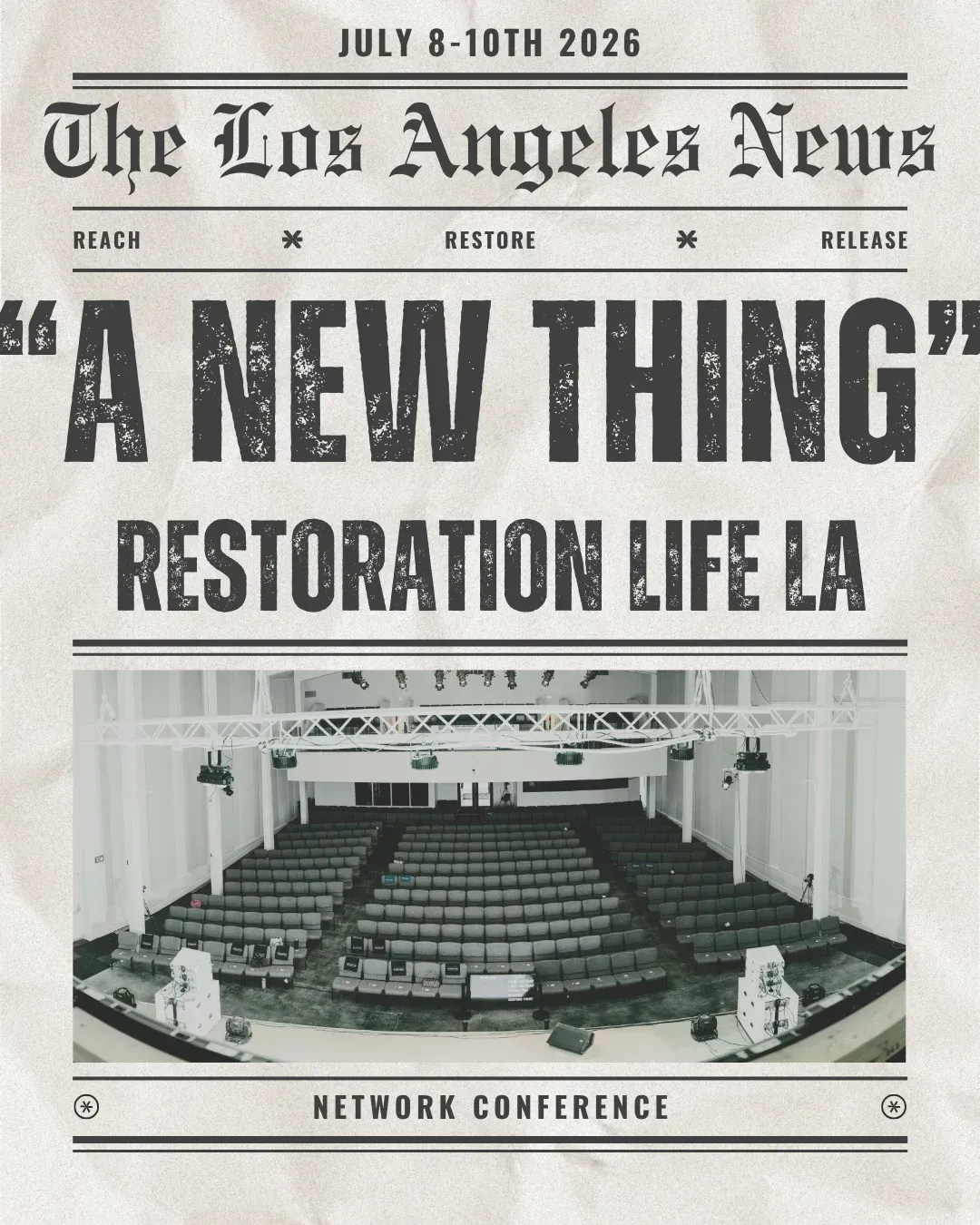 Network Conference - A New Thing |  July 8th-10th, 2026