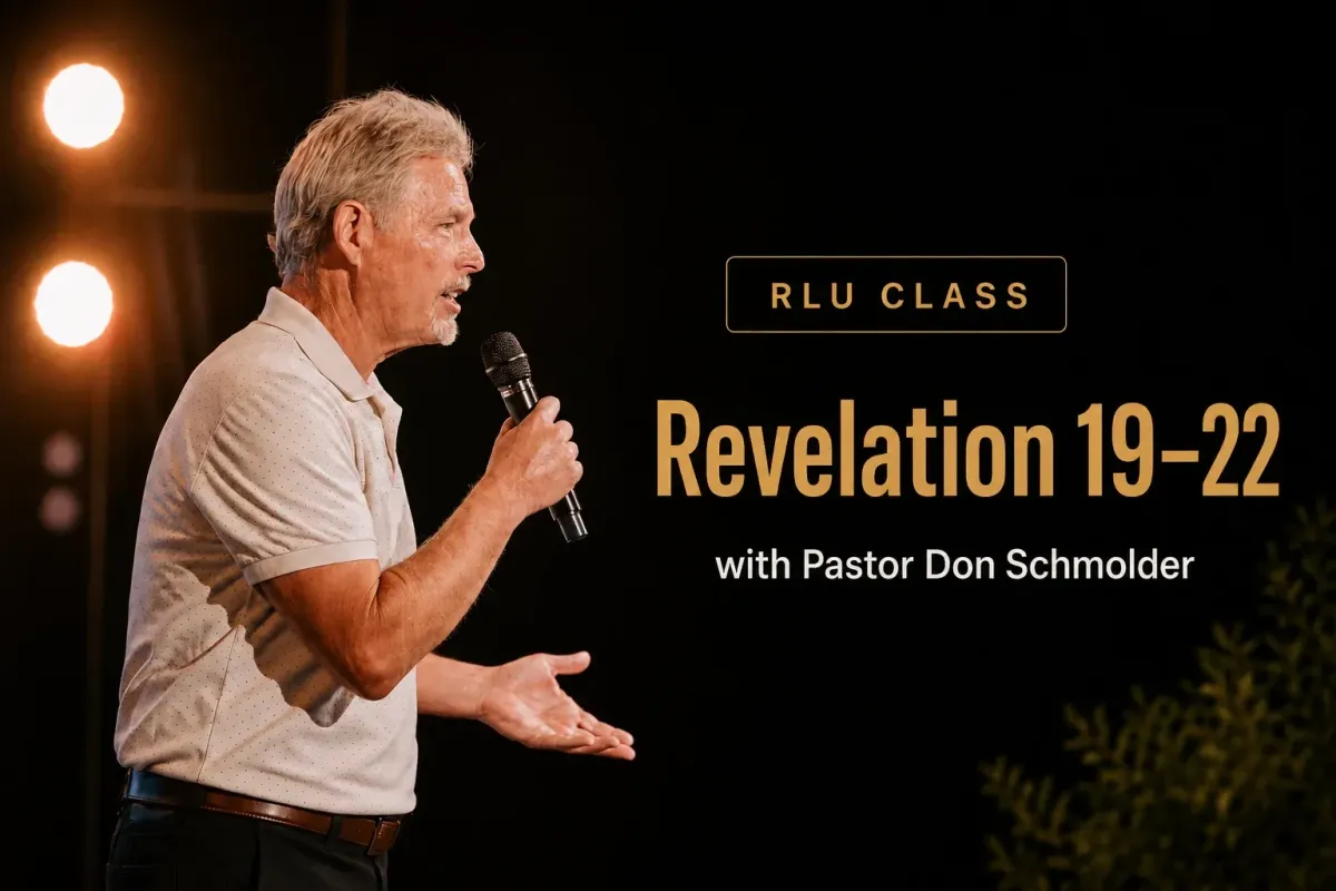 RLU Class | with Pastor Don, Sept 5th, 2026