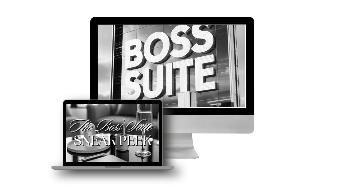 Overview of SheScales Passive Profit System with testimonials, training dashboard, and digital marketing tools