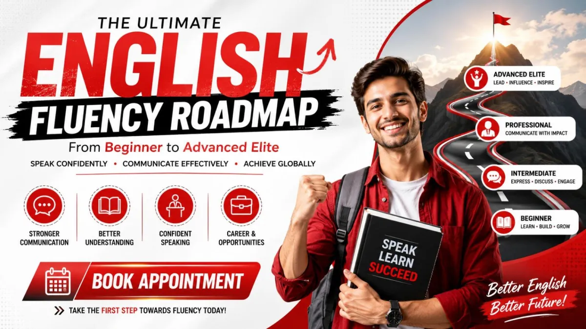 How to improve English communication skills with the ultimate English fluency roadmap from beginner to advanced