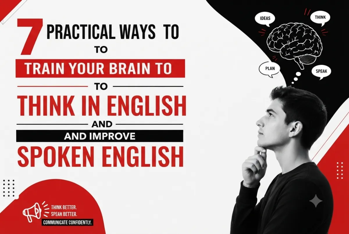 7 Practical Ways to Train Your Brain to Think in English and Improve Spoken English