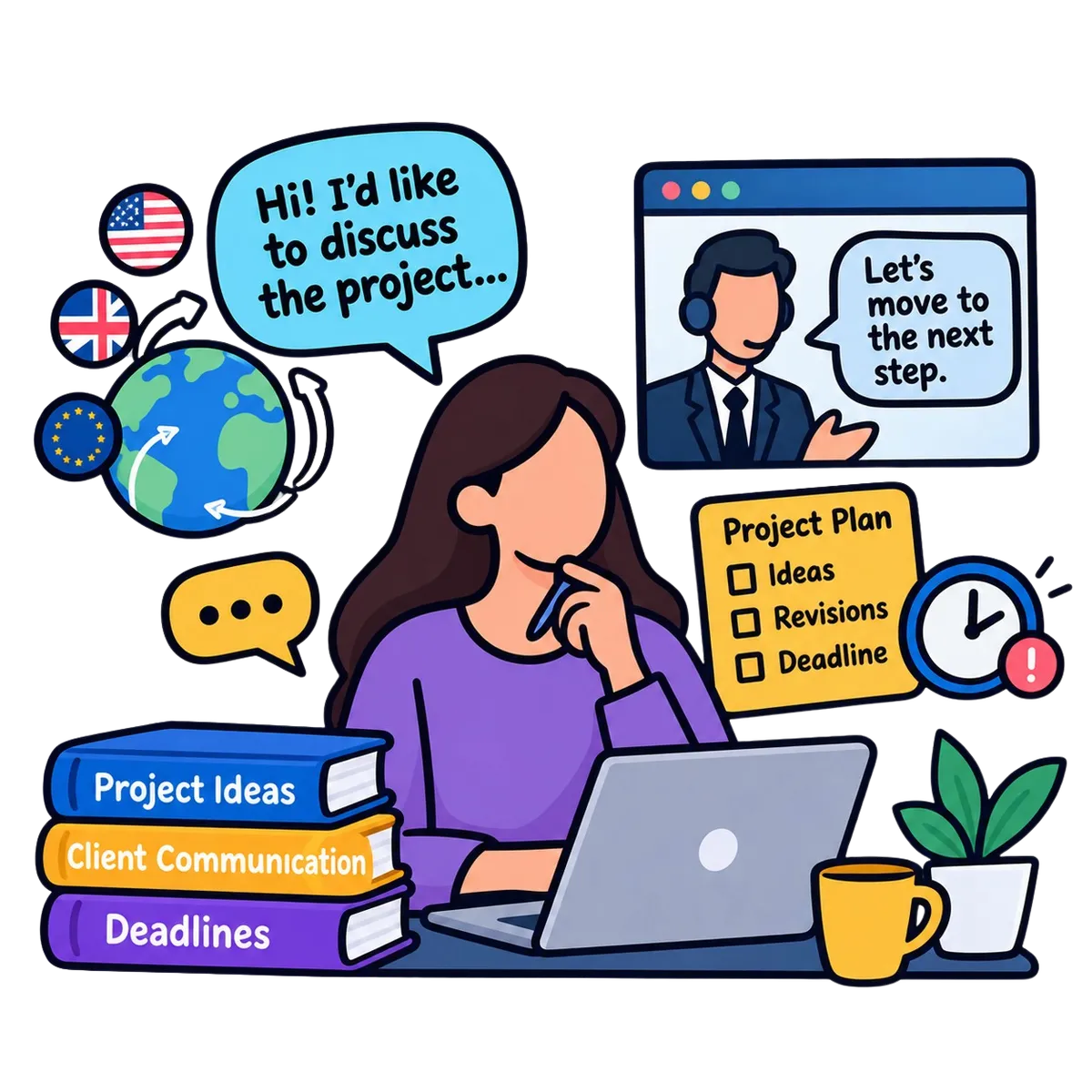 Freelancers Working with International Clients | Eureka English