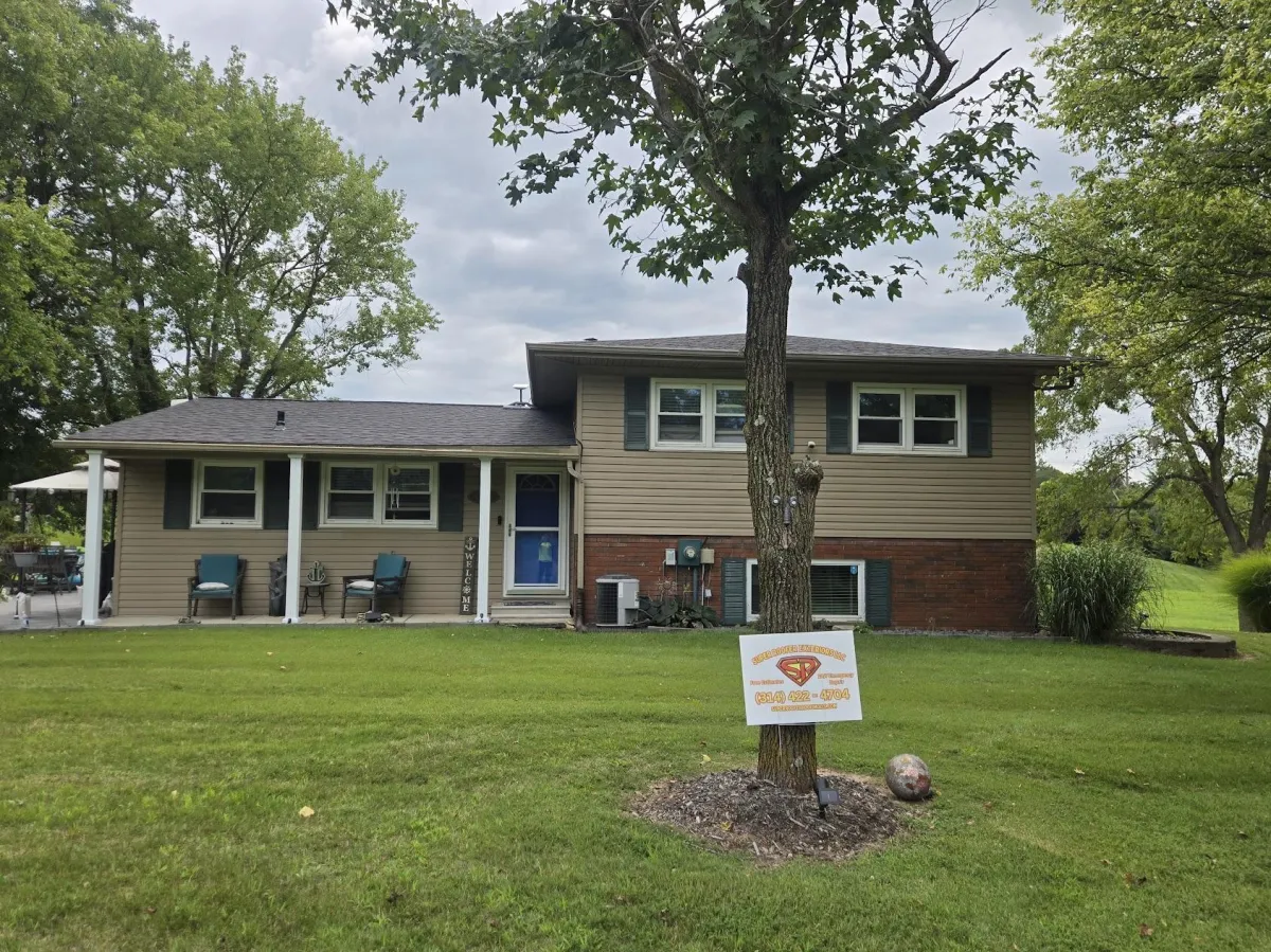 a finished roof in Farmington missouri