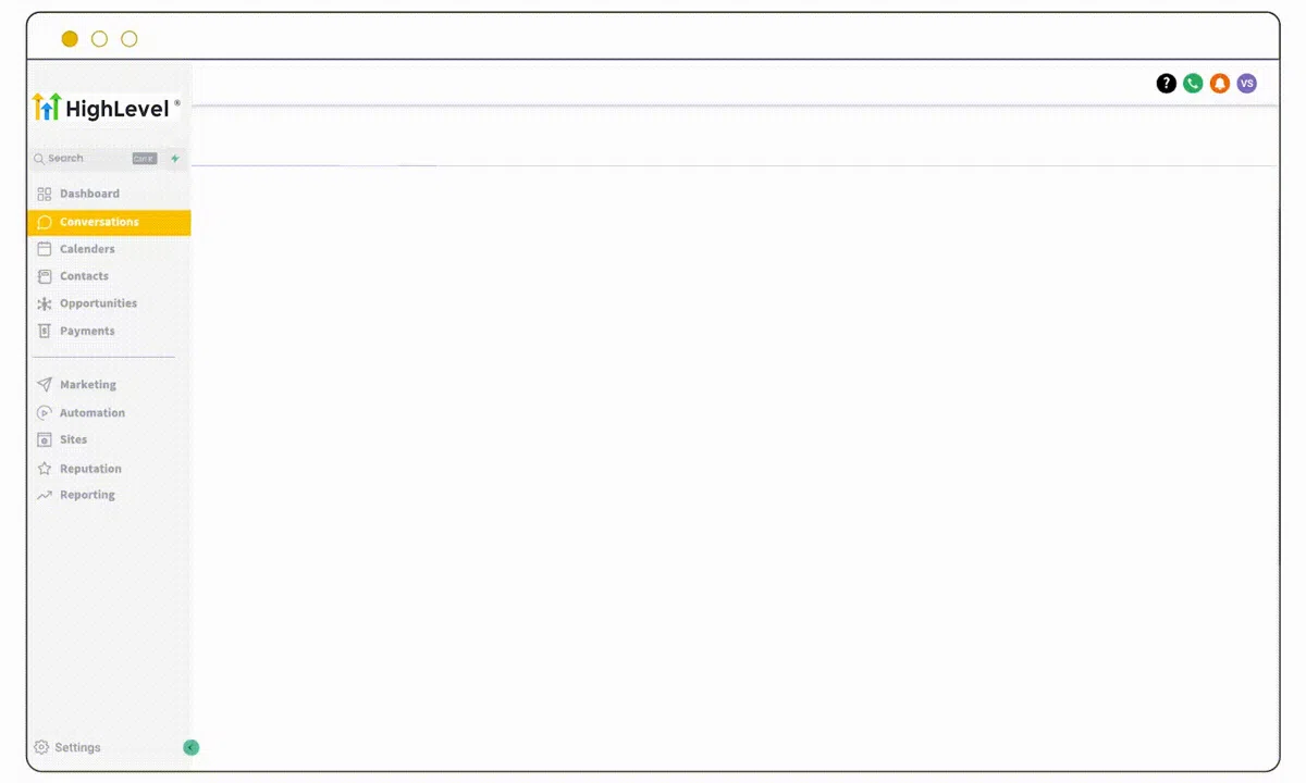 GoHighLevel All-In-One Inbox für zentralisierte Kundenkommunkation