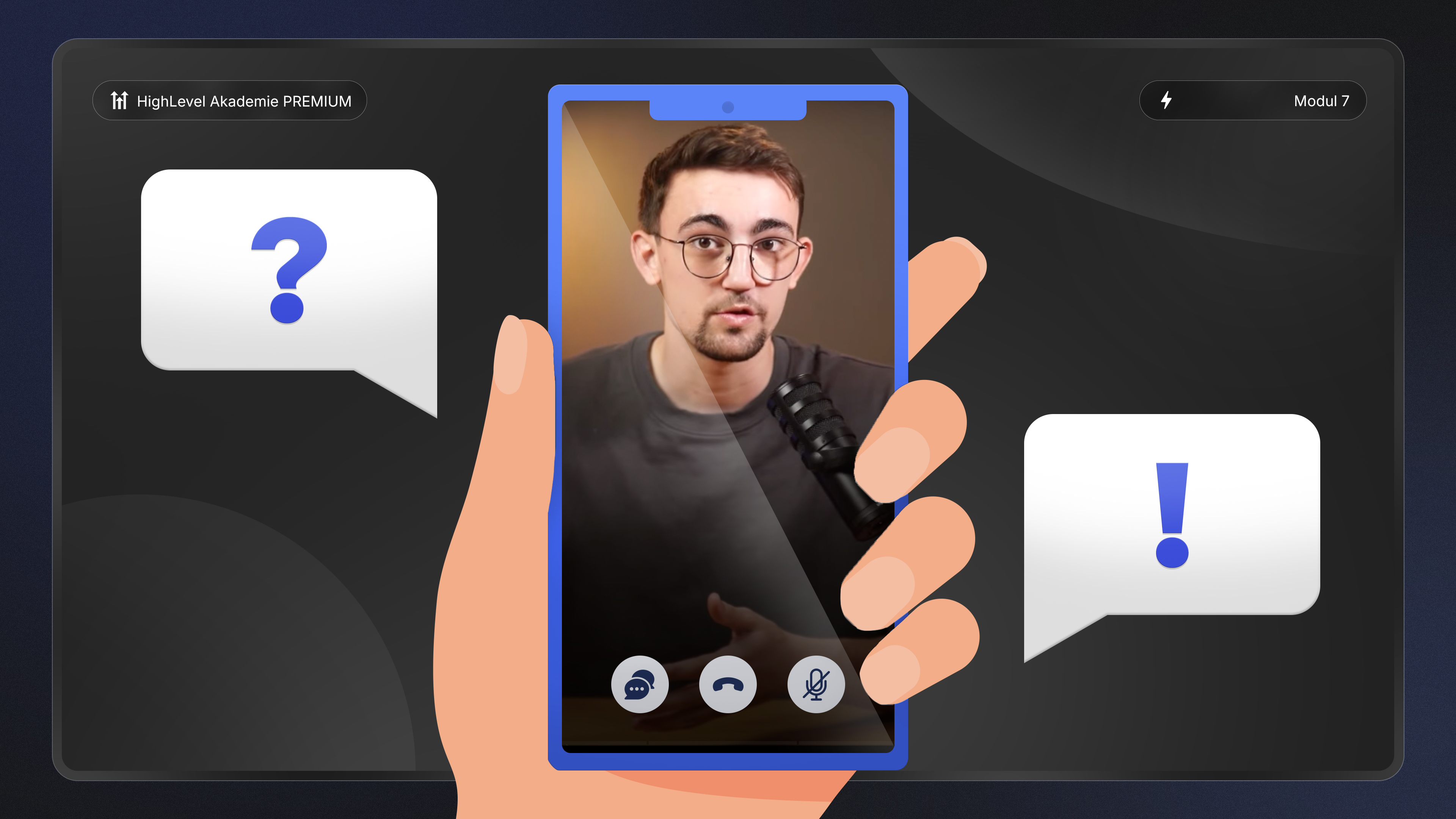 GoHighLevel deutscher Support per Live-Calls in der HighLevel Akademie