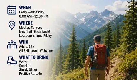 Join Carvers Hiking Club: Summer Outdoor Fun