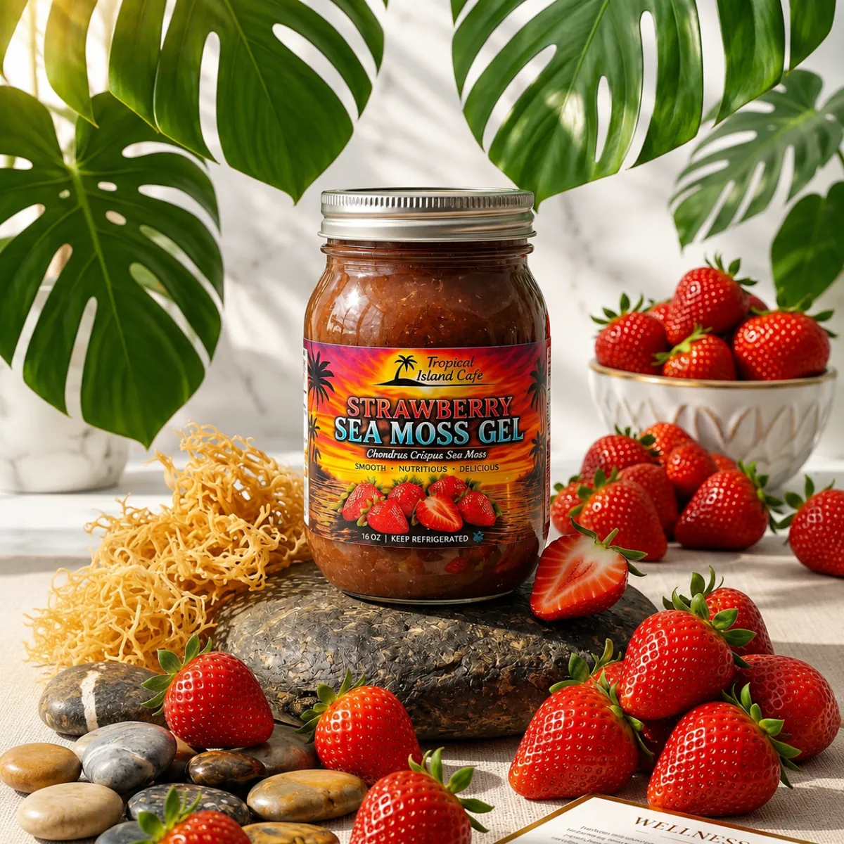 Tropical Island Café ready-made sea moss gel