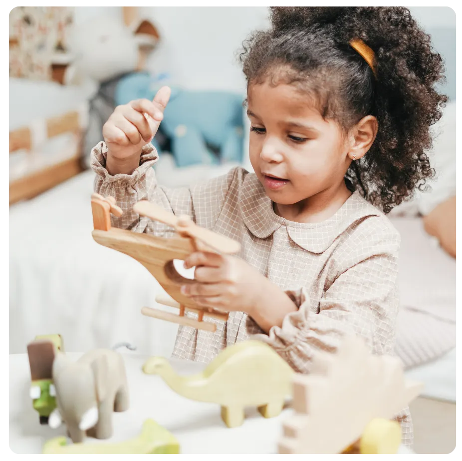 child playing and exploring at after school care a bluegrass academy