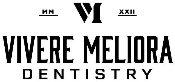 Logo for Vivere Meliora Dentistry with classic black, bold text