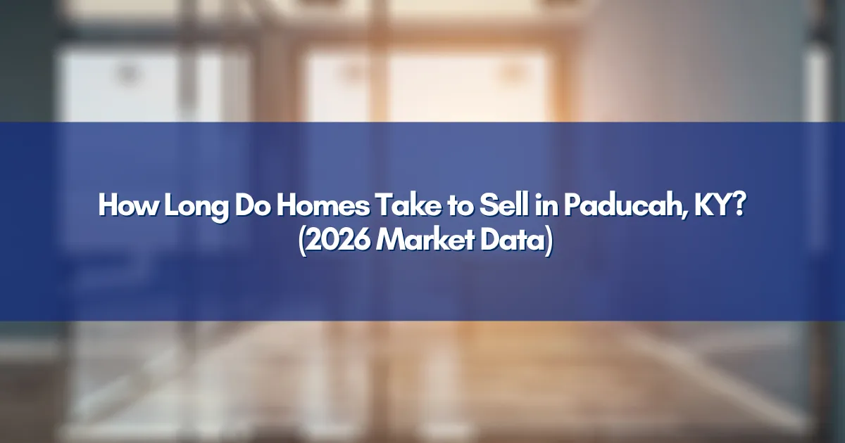 Modern Paducah Kentucky home exterior reflecting current 2026 real estate market trends.