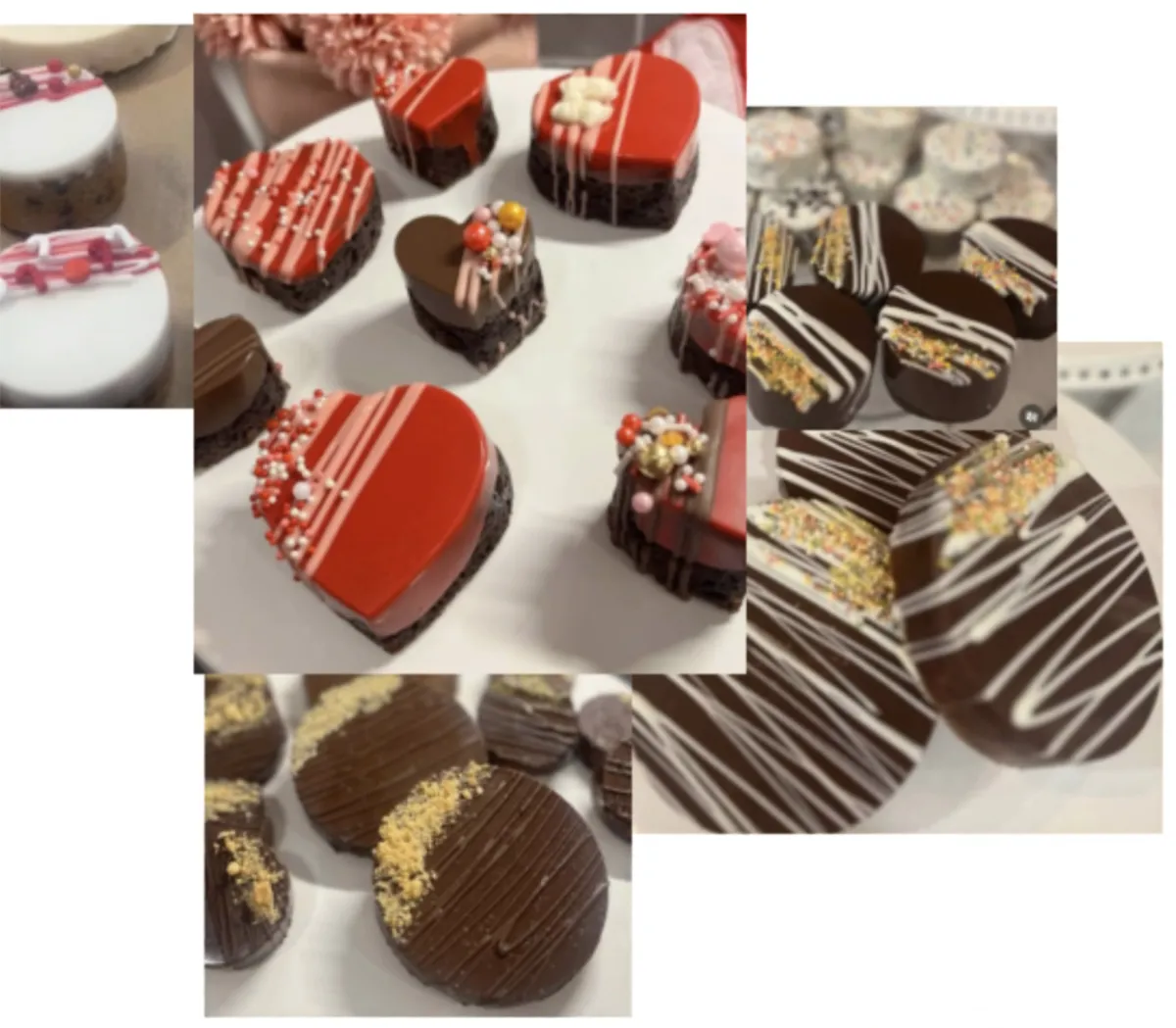 chocolate covered cookies & brownies