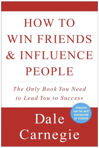 Cover of "How to Win Friends and Influence People" book by Dale Carnegie