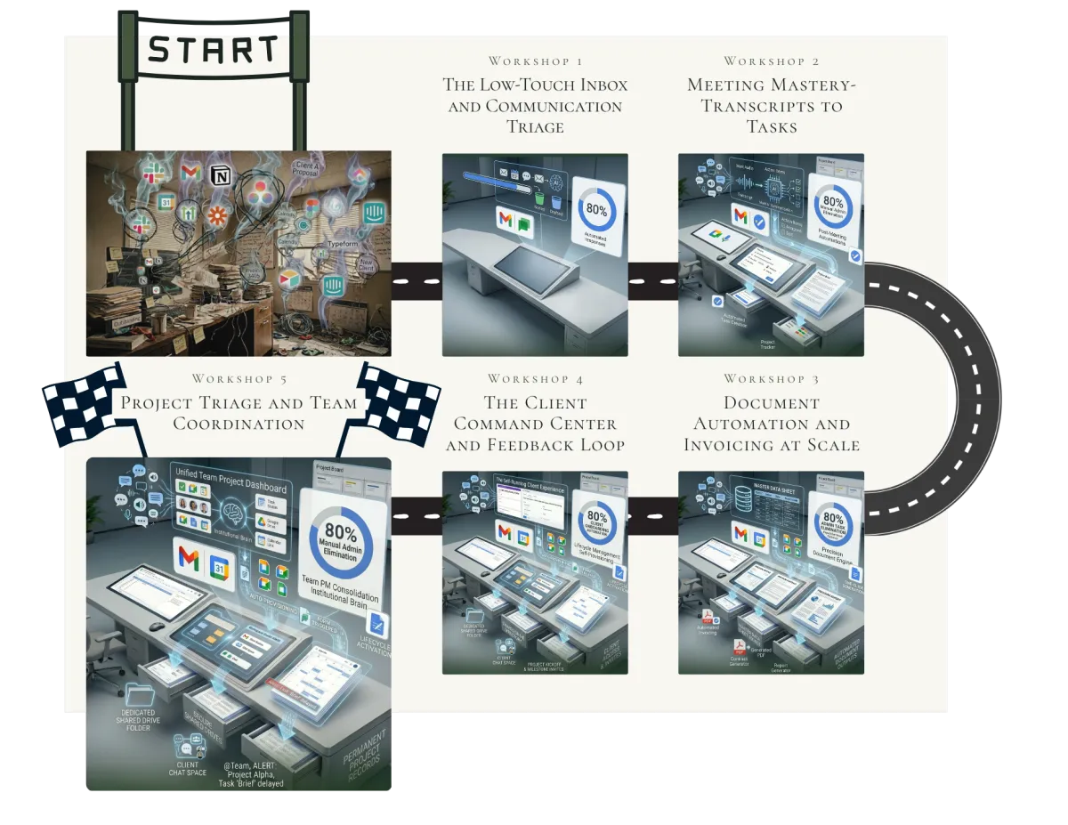 Graphic Illustrating the Outcome of Each Session
