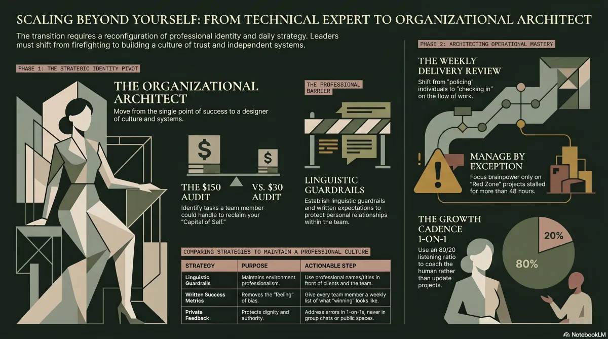 Why Your Brilliance is Your Business’s Biggest Liability: 5 Shifts to Scale Beyond Yourself