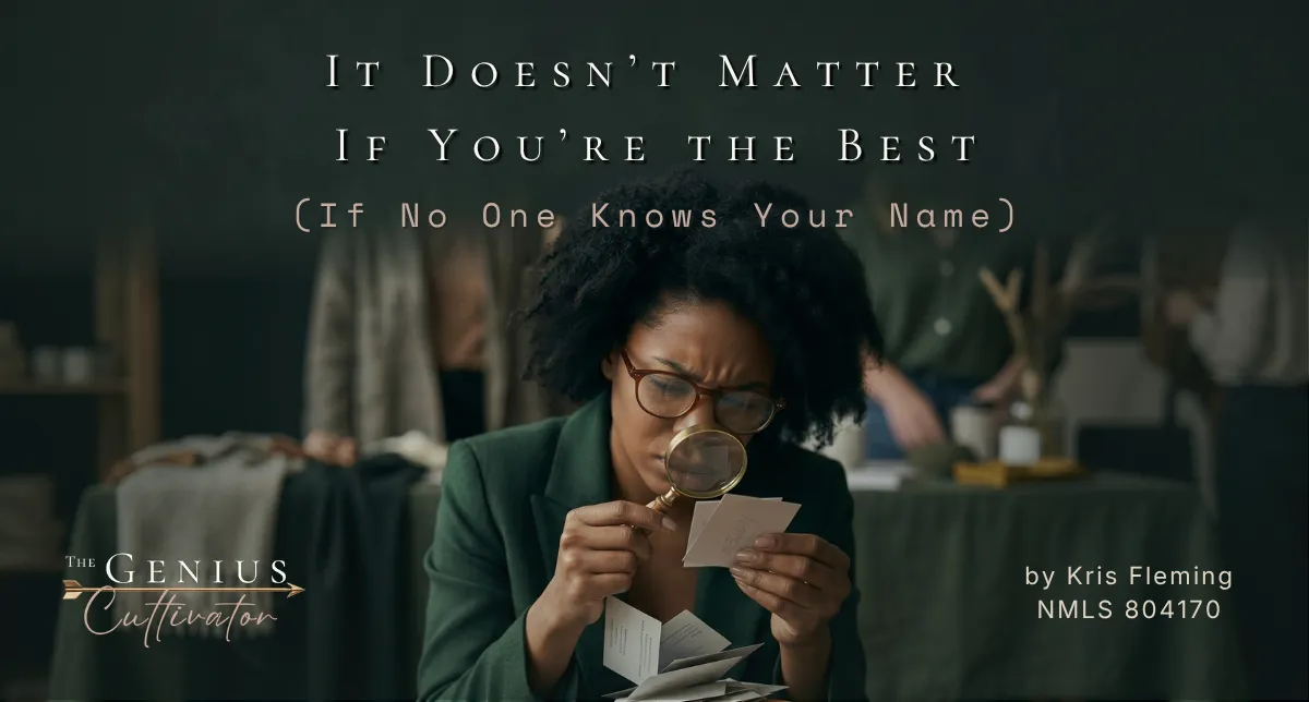 If No One Knows Your Name