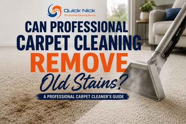 Can Professional Carpet Cleaning Remove Old Stains