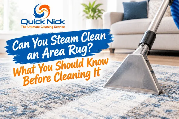 Can you steam clean an area rug. What you should know before cleaning it.