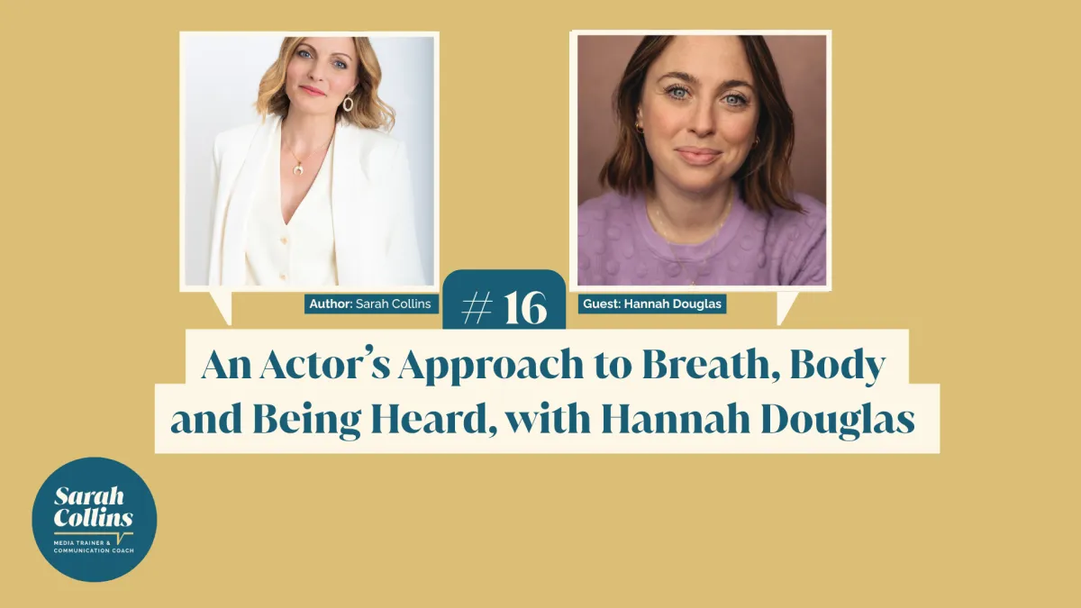 An Actor’s Approach to Breath, Body and Being Heard, with Hannah Douglas 