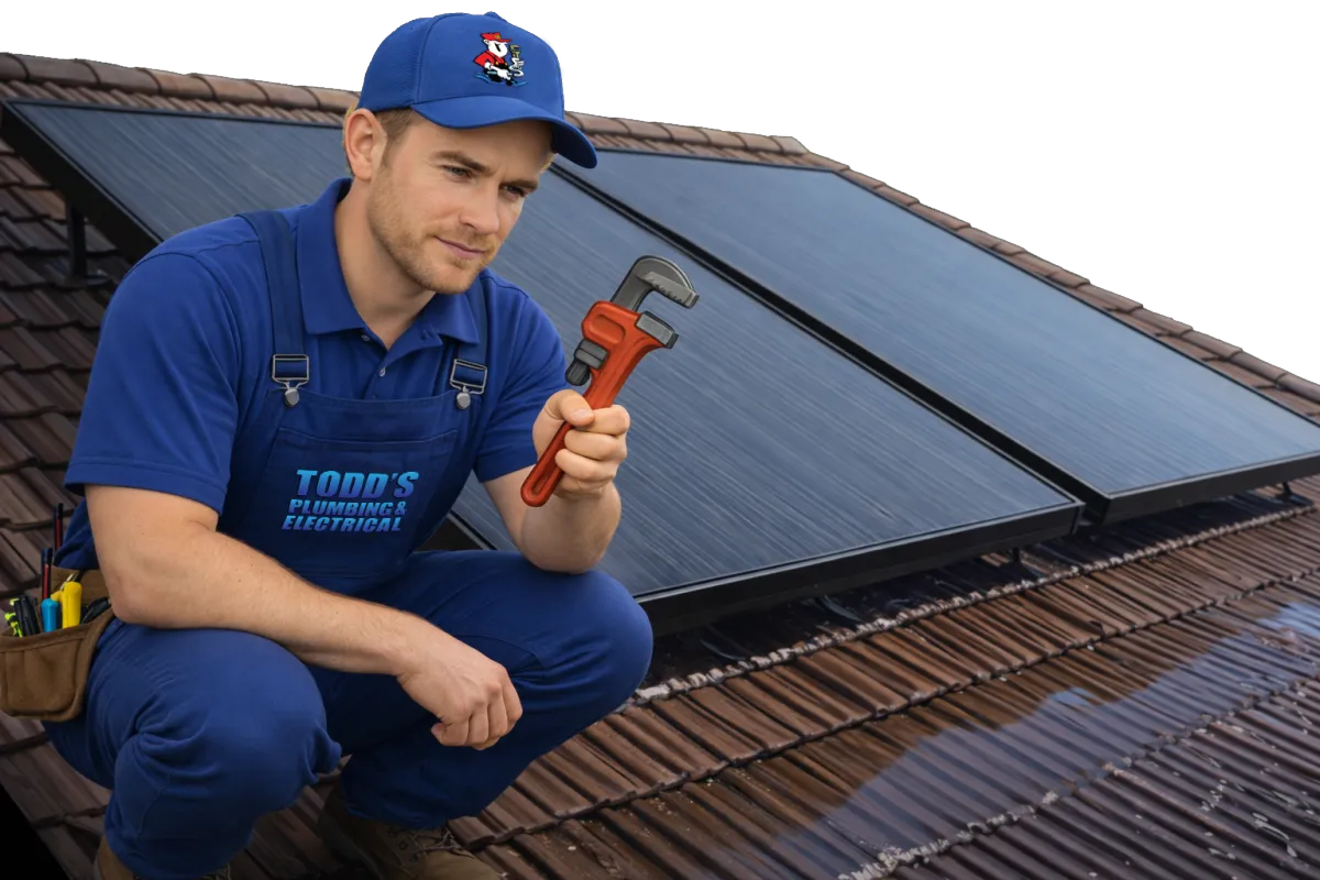 Rinnai leaking solar panels