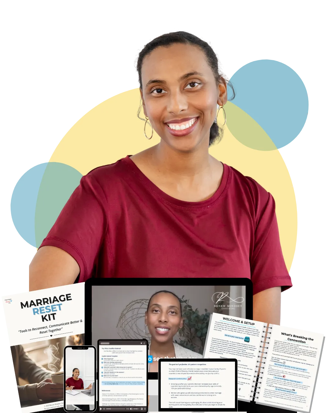 Marriage Reset Kit product image with tools for calming arguments and reconnecting