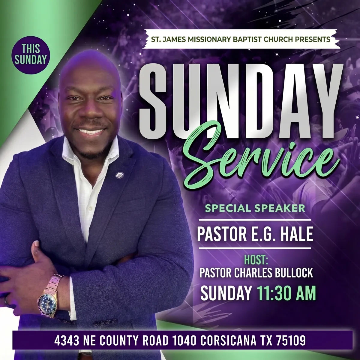 Wide, warm photograph of a diverse congregation gathered in a bright modern sanctuary during worship